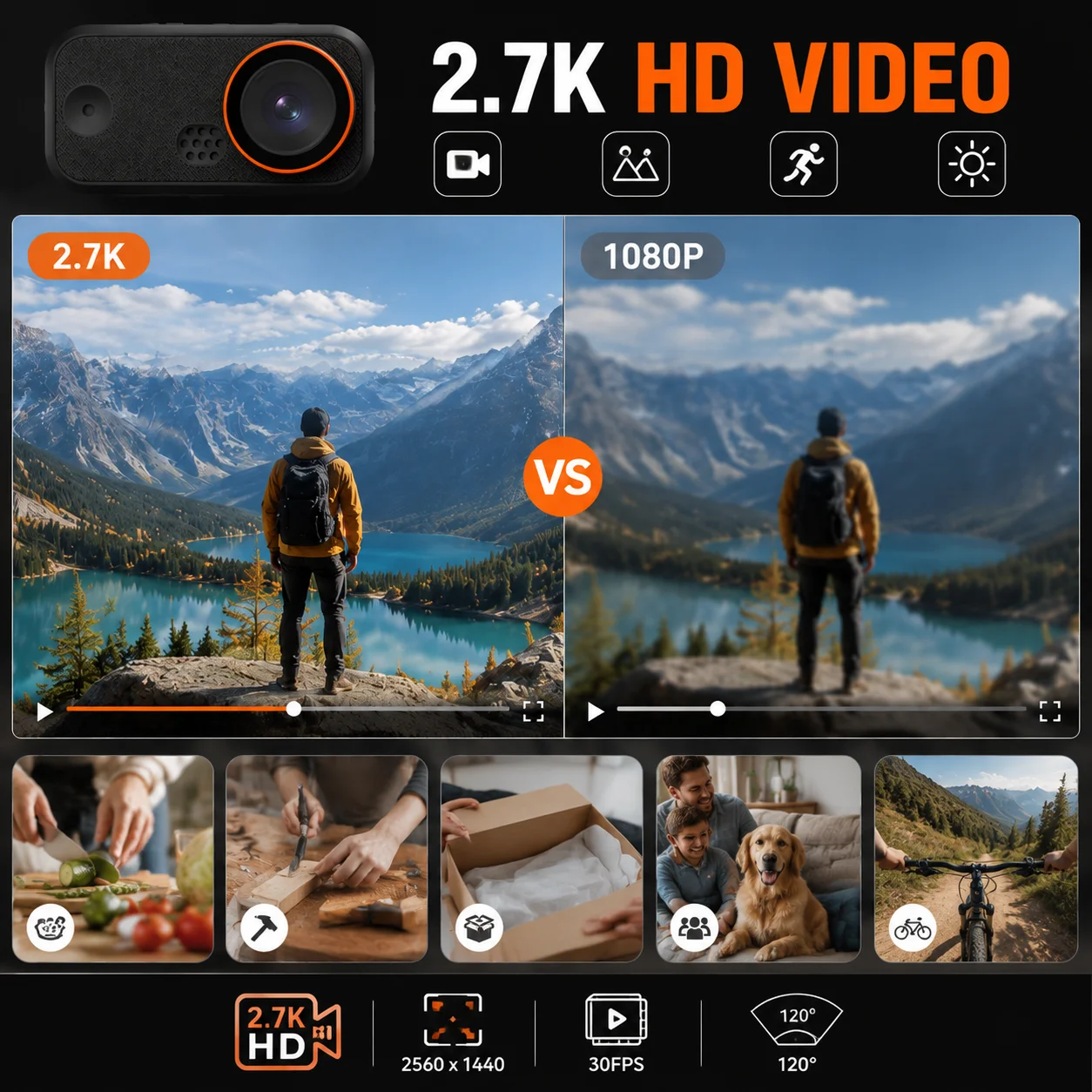 ミニ磁石式POVデイリーライフVlogカメラ。2.7K HD - Japanese Lifestyle Apps のレビューと価格